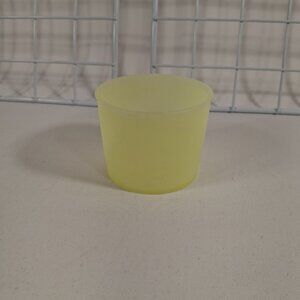 Vintage Collectible Tupperware #122-6 Snack Cup Yellow NoLid D 2 3/8xH 2 3/8  In